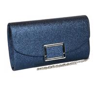 Pochette cérémonie-Nyls Création-Grande Pochette Femme Bleue Brillante Mariage Soiree Jolya - Bleu
