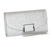 Pochette cérémonie-Nyls Création-Grande Pochette Femme Grise Argent Sac Soiree Mariage Jolya - Gris