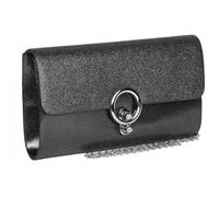 Pochette cérémonie-Nyls Création-Grande Pochette Femme Noire Paillettes Sac Soiree Mariage Champagne Eljya - Noir