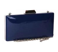 Pochette cérémonie-Nyls Création-Minaudiere Vernis Bleue Pochette Femme Mariage Marine Moea - Bleu