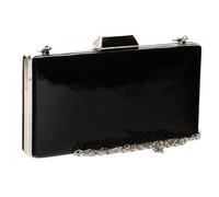 Pochette cérémonie-Nyls Création-Minaudiere Vernis Noire Pochette Femme Mariage Chic Moea - Noir