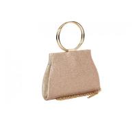Pochette cérémonie-Nyls Création-Petit Sac de soiree Doré Strass Pochette femme Champagne Brydia - Jaune