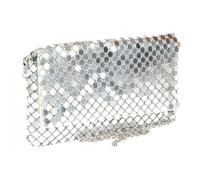 Pochette cérémonie-Nyls Création-Pochette Femme Argent Sequins Sac Soiree Mariage Chic Eleny - Gris