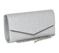 Pochette cérémonie-Nyls Création-Pochette Femme Argentee Strass Sac Soiree Mariage Minaudiere Celyst - Gris