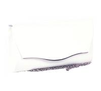 Pochette cérémonie-Nyls Création-Pochette Femme Blanche Vernis Mariage Minaudiere Chic Egla - Blanc