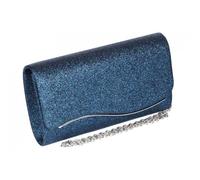 Pochette cérémonie-Nyls Création-Pochette Femme Bleue Brillante Mariage Soiree Jollia - Bleu