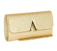 Pochette cérémonie-Nyls Création-Pochette Femme Doree Brillante Mariage Sac Soiree Gold Jolya - Jaune