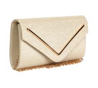 Pochette cérémonie-Nyls Création-Pochette Femme Doree Paillettes Sac Soiree Mariage Minaudiere Gold Nellyst - Jaune