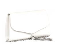 Pochette cérémonie-Nyls Création-Pochette Femme Ivoire Satin Classe Mariage Sac Soiree Creme Prettya - Blanc