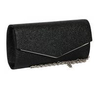 Pochette cérémonie-Nyls Création-Pochette Femme Noire Strass Sac Soiree Mariage Minaudiere Celyst - Noir
