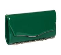 Pochette cérémonie-Nyls Création-Pochette Femme Verte Vernis Mariage Minaudiere Classe Egla - Vert