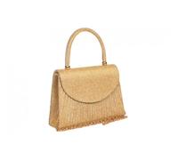 Pochette cérémonie-Nyls Création-Sac de Soiree Dore Strass Classe Pochette Femme Mariage Gold Nory - Jaune