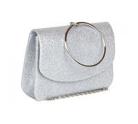 Pochette cérémonie-Nyls Création-Sac de soiree Gris Argent Pochette femme Soiree Mariage Botya - Gris