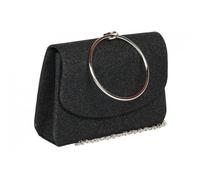 Pochette cérémonie-Nyls Création-Sac de soiree Noir Brillant Pochette femme Soiree Mariage Botya - Noir