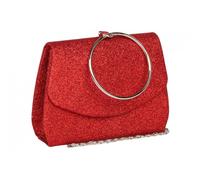 Pochette cérémonie-Nyls Création-Sac de soiree Rouge Brillant Pochette femme Soiree Mariage Botya - Rouge