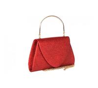 Pochette cérémonie-Nyls Création-Sac de Soiree Rouge Strass Pochette Femme Mariage Chic Lyory - Rouge