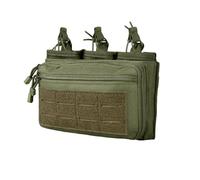 Pochette Chargeur Triple Dessus Ouvert, Pochette d'administration Mag Tactique, Porte Chargeur 5.56/223/7.62 Molle, Sac à Outil Militaire pour Magazines Pistol