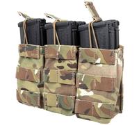 Pochette chargeur triple Open Top pour chargeur de carabine 7.62 mm Emerson - MultiCam