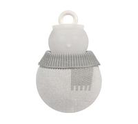 Pochette chaude en silicone - Bouteille d'eau bonhomme de neige de 320 ml, adorable pack pour temps froid, style doux au toucher, fonction de chauffage sans tracas, accessoire saisonnier supérieur, ai