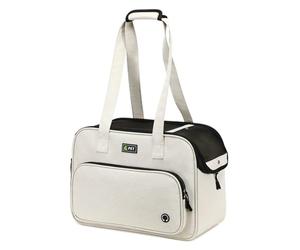 Pochette Chiot - Cabas en Maille Respirant avec Lanière - Pochette Ventilée pour Chien - pour Chien et Chat Lors des Voyages Visites Vétérinaires Pique-niques Promenades Parc et Courses