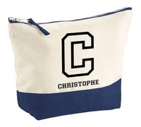 Pochette Christophe Lettre Sport | Grand Format | Idée Cadeau Prénom Style Basket Université Anniversaire Oncle Parrain Beau Papa Collègue Départ Retraite Noël