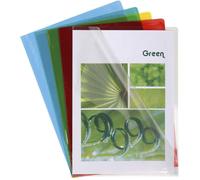 Pochette coin A4 - EXACOMPTA - Multicolore - Pack de 50 - Plastique - Mixte