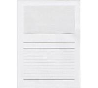 Pochette coin en papier avec fenêtre Elco blanc -boite de 100 G