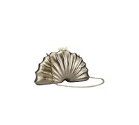 Pochette coquillage for femme élégante en perles, sac à main de mariage avec(Light green)