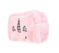 Pochette Cosmétique Peluche Unicorn Trousse de Toilette Portable et Pratique pour Voyage Sac de Rangement Doux et Adorable pour Filles