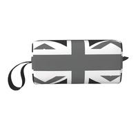 Pochette cosmétique portable imprimée drapeau national du Royaume-Uni, étui de rangement de voyage, sac de rangement zippé pour un accès rapide