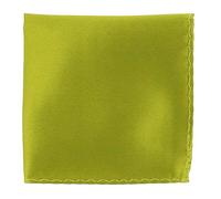 Pochette Costume Vert Citron - Mouchoir de Poche Homme Vert Olive - Accessoire Carré Poche de Veste - Mariage, Cérémonie