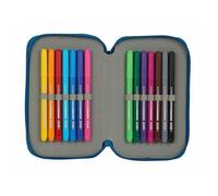 Pochette Crayons Double Blackfit8 Oxford Bleu Foncé (28 Pcs)