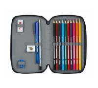 Pochette Crayons Double Rfef Rouge (28 Pcs)