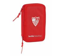 Pochette Crayons Double Sevilla Fútbol Club Rouge (28 Pcs)