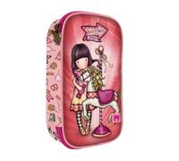 Pochette crayons - Gorjuss - Carousel - 45 pièces - Polyester - Zippée