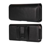 Pochette Cuir pour Telephone Ceinture Homme, Sacoche Ceinture Clip Telephone, 6,7" Horizontal Pochette Telephone Housse de Transport Sac Banane Portefeuille avec Boucle de Ceinture et Mousqueton