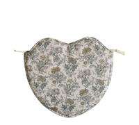 Pochette Cœur en Tissu Voile de Lin