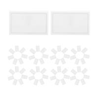 Pochette D’identification Transparente Double Face, Badge | PVC et Fer, Vue Claire des Deux Côtés, pour Enseignants, Bureaux et Événements Scolaires
