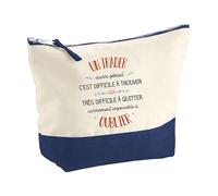 Pochette d' un Trader Aussi Génial | Idée Cadeau pour Collègue Travail Retraite Trousse Grand Format Maquillage Toilette