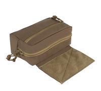 Pochette d'action Tactique, Pochette Pendante, Pochette D'organisation D'outils Utilitaires Molle, Pochette de Vidage Administrative avec Panneau Auto-agrippant(Brown)