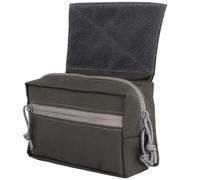 Pochette d'action Tactique, Pochette Pendante, Pochette D'organisation D'outils Utilitaires Molle, Pochette de Vidage Administrative avec Panneau Auto-agrippant(Gray)