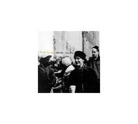 Pochette d'album Polydor Elliott Smith Roman Candle - photo candid, texte manuscrit jaune/noir - Noir et blanc