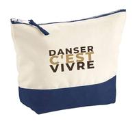 Pochette Danser Cest Vivre - Pouch - Idée Pochette Rangement Cadeau Anniversaire Fête Original Famille Travail Départ Collègue Retraite Noël. - Marron - 1