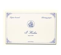 Pochette de 10 buvards ""J. Herbin"" Blanc.