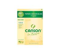 Canson-Infinity Papier à dessin C à Grain – Pochette 10 feuilles A3 180 g/m² blanc