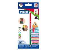 MILAN Boîte de 12 crayons bicolores 07112312