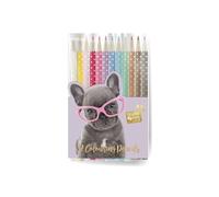 Pochette de 12 crayons de couleurs Studio Pets