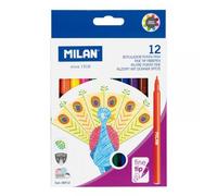 Pochette De 12 Feutres De Coloriage Pointe Fine Milan