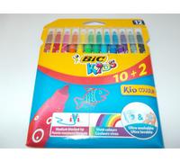 Pochette De 12 Feutres Pointe Moyenne Kids Couleur - Bic