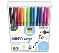 Pochette De 12 Feutres Pointes Larges